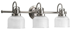 PROGRESS LIGHTING Progress Lighting P2992-81 Archie 3 Light 100W Vanity Light Fixture Antique Nickel