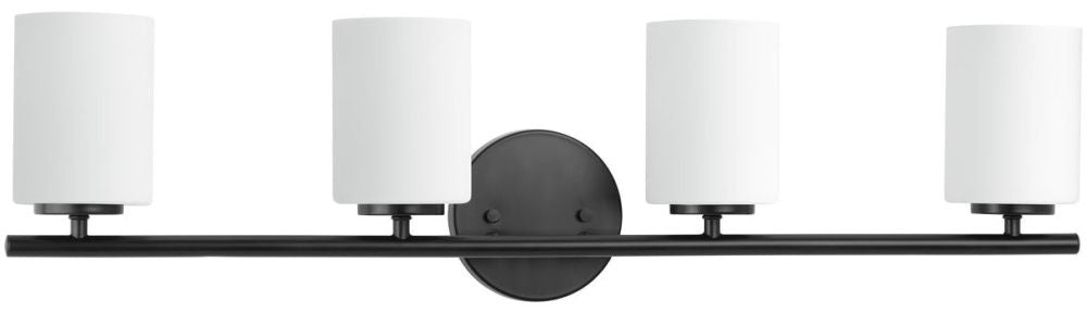 PROGRESS LIGHTING Progress Lighting P2160-31 Replay 100W 4-Light Medium E-26 Bath Light in Black