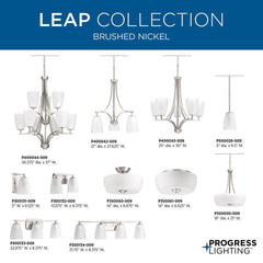 PROGRESS LIGHTING Progress Lighting P400043-009 Leap 100W 5-Light Chandelier