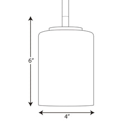 PROGRESS LIGHTING Progress Lighting P5170-104 Replay 1-100W Med Mini-Pendant PN