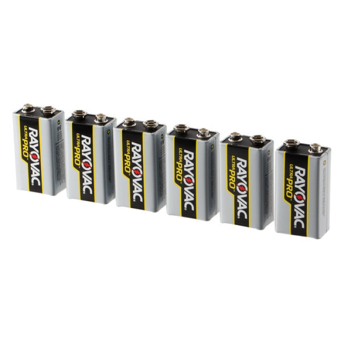 RAYOVAC Rayovac AL9V-6J 9 Volt Size 6/Pack Shrink Pack UltraPro Alkaline Batteries
