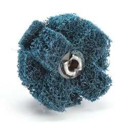3M Standard Abrasives 7000046826 Eyelet High Strength Cross Buff 1-1/2 in Dia Buff Medium Grade 66000006081