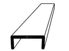 STEGMEIER Stegmeier RS2W Re-Cover Strip II | White | 12 ft