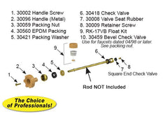 WCM INDUSTRIES RK-17MH WALL BRACKETS & PARTS