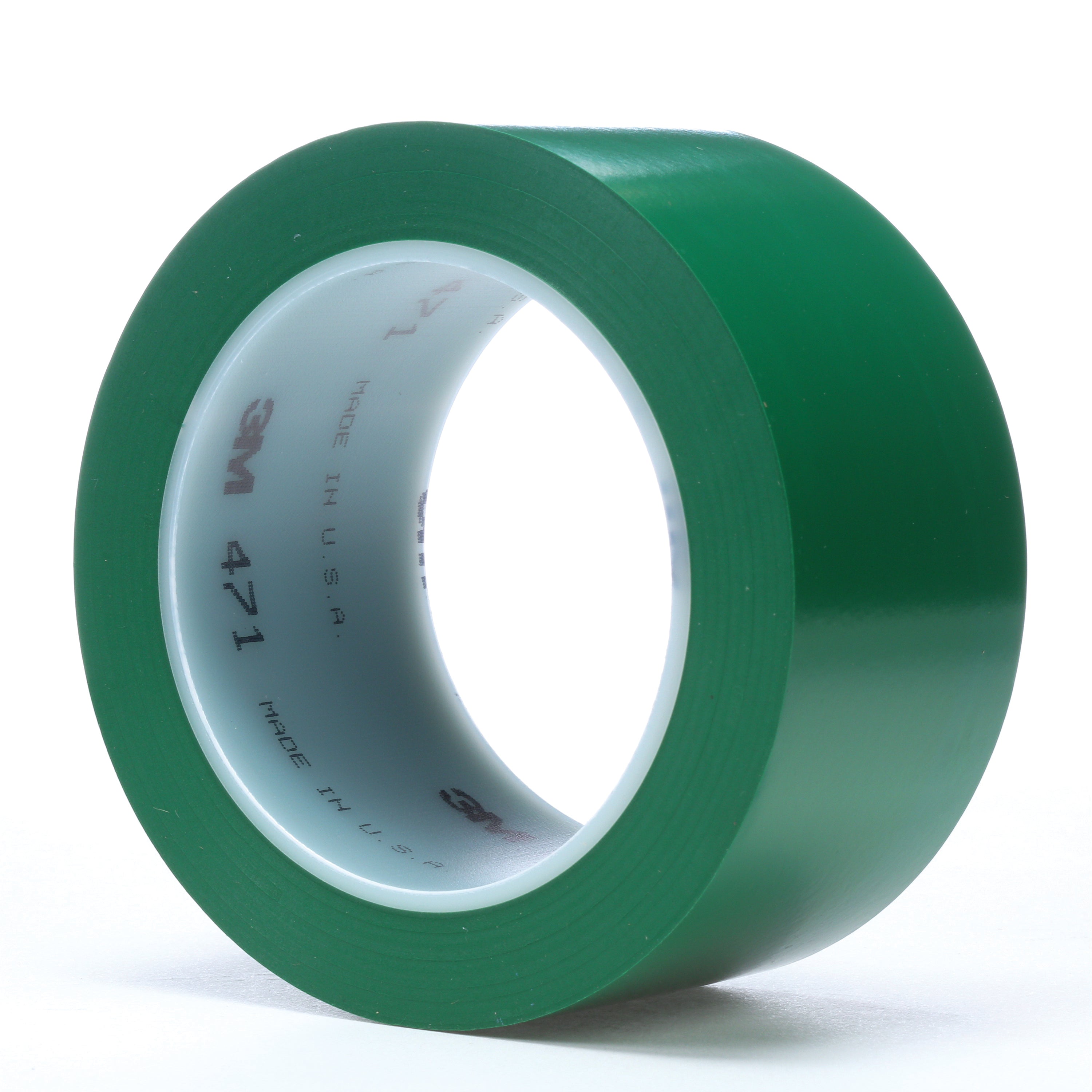 3M 3M 7000028855 Vinyl Tape 471 Green 2 in x 36 yd 5.2 mil
