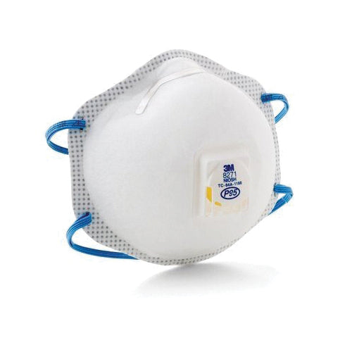 3M 3M 7000002047 P95 Disposable Particulate Respirator With Cool Flow Exhalation Valve (80 Per Case)