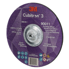 3M 3M 7100312964 Cubitron 3 Depressed Center Grinding Wheel 9 X 1/4 X 5/8-11 36+