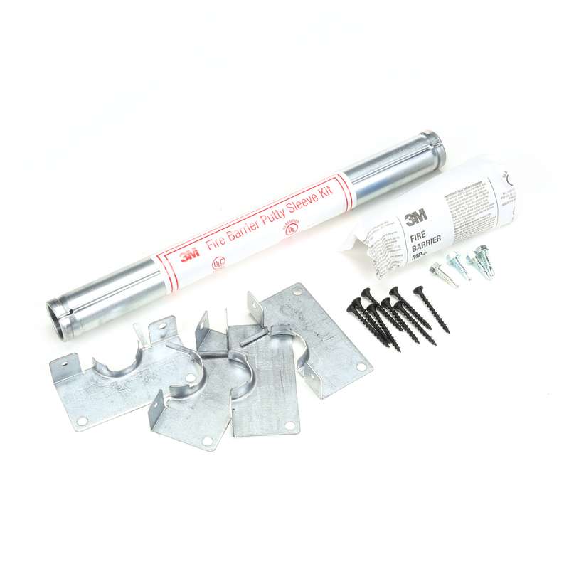 3M 3M 7000145572 Fire Barrier Putty Sleeve Kit DT 100, 1 in Round, 1/case