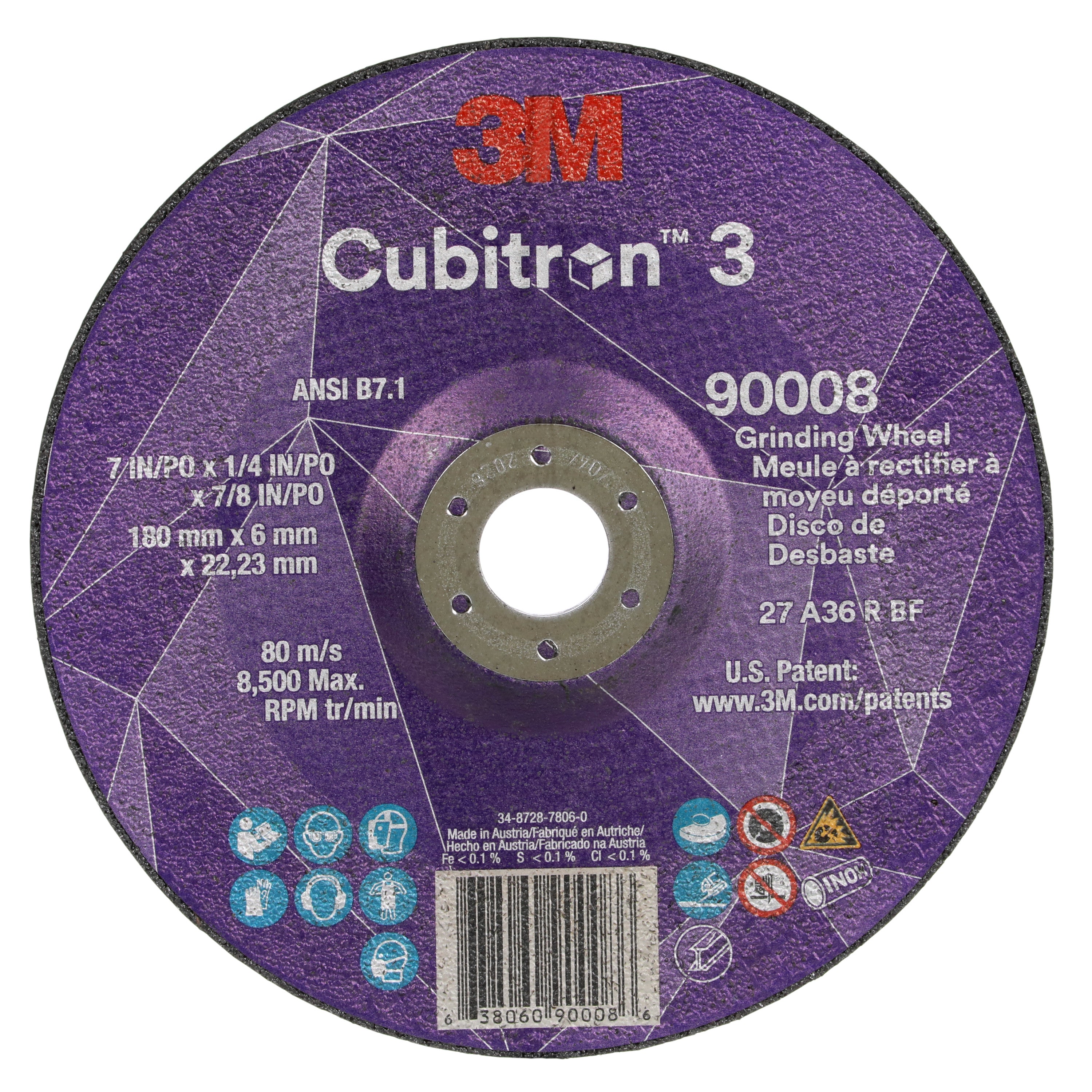3M 7100313198 GRINDING & CUT OFF WHEELS