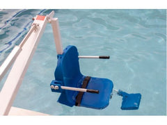 AQUA CREEK Aqua Creek F-ADMRL Admiral Pool Lift | White with Blue Seat