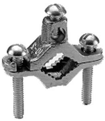 BURNDY BURNDY C22D Cast Bronze Ground Clamp, Cable to Water Pipe or Copper Tube, 10 - 2 AWG, 1-1/4 - 2 Water Pipe