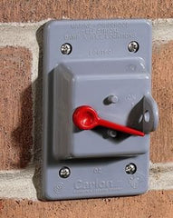 CARLON Carlon E98TSCN-CAR WP CVR TGGLE SWITCH 4.75 inches x 3 inches