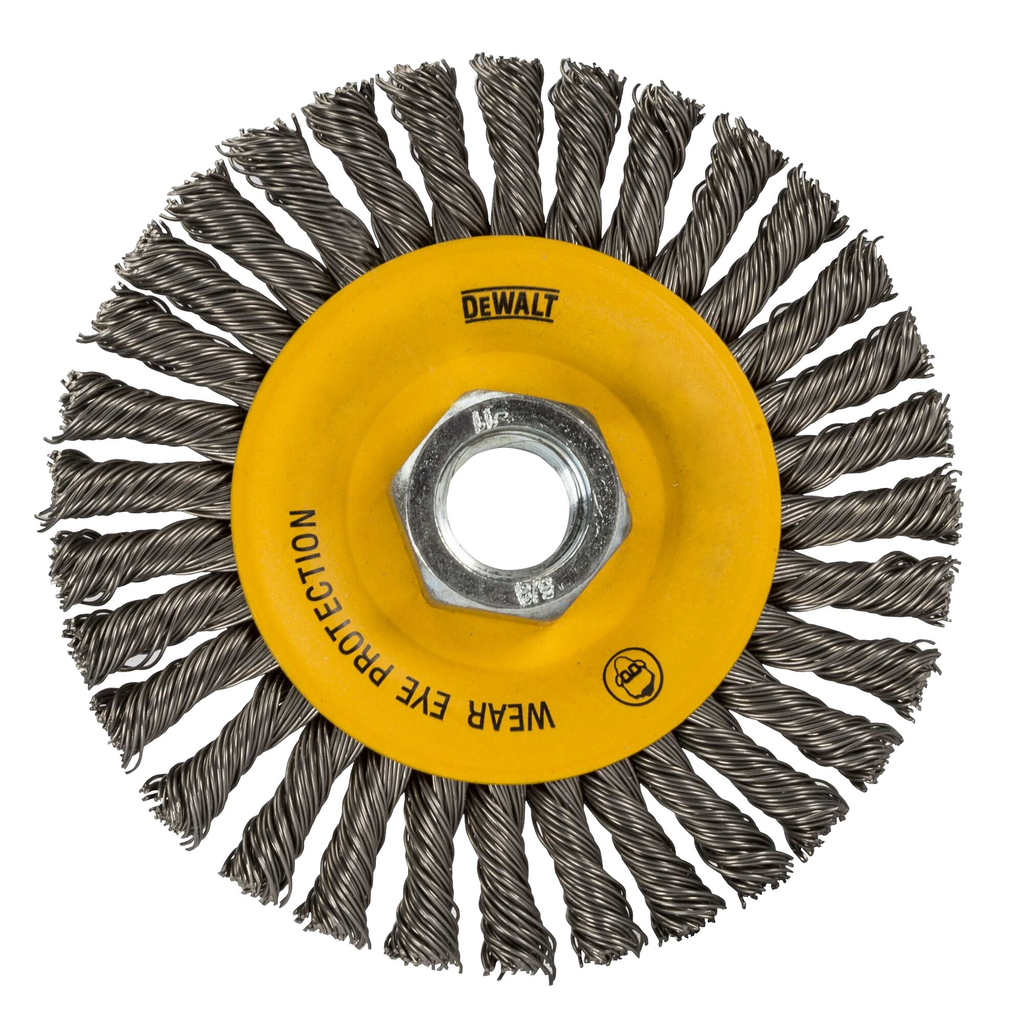 DEWALT DeWalt DW49204B Wire Wheel 4 x 5/8-11 HP 0.020 Stainless Steel