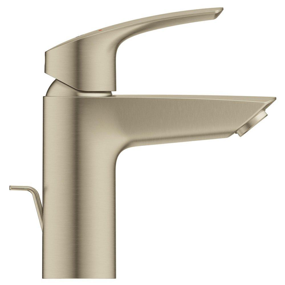 GROHE GROHE 32642EN3 Eurosmart Single Handle Monoblock Bathroom Sink Faucet in Brushed Nickel