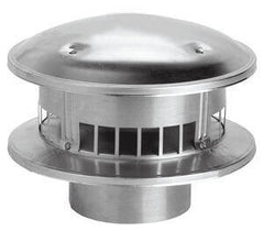 HART & COOLEY Hart & Cooley 2004208 B-Vent Rain Cap 8 Dia x 16 OD Aluminum Gas Round 8RHW