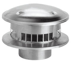 HART & COOLEY Hart & Cooley 2004208 B-Vent Rain Cap 8 Dia x 16 OD Aluminum Gas Round 8RHW