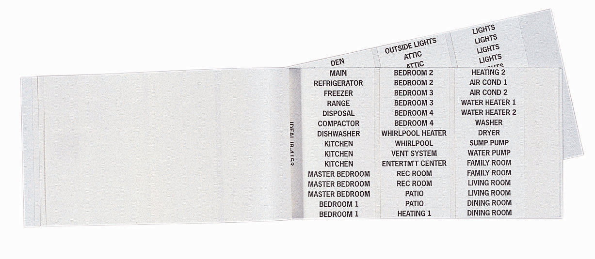 IDEAL Ideal 44-154 Wire Marker Booklet
