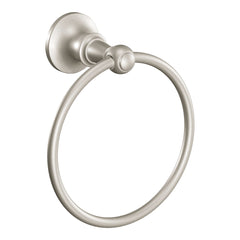 MOEN Moen DN4486BN Vale Round Closed Towel Ring in Brushed Nickel