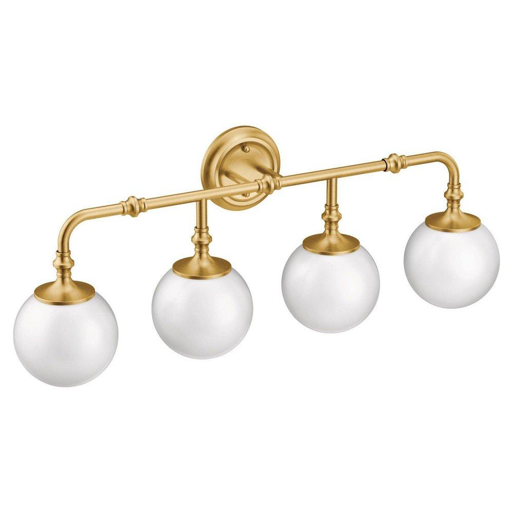 MOEN Moen YB0564BG Colinet 60W 4-Light Vanity Fixture in Brushed Gold