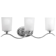 PROGRESS LIGHTING Progress Lighting P2020-15 Inspire 100W 3-Light Medium Bracket Fixture in Polished Chrome