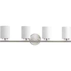 PROGRESS LIGHTING Progress Lighting P2160-09 Replay 4-Light Bath Light in Brushed Nickel