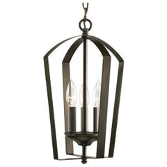PROGRESS LIGHTING Progress Lighting P3928-20 Gather 60W 3-Light Candelabra E-12 Base Foyer Lighting