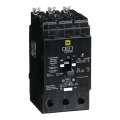 SCHNEIDER ELECTRIC Square D EJB34040 Mini Circuit Breaker 3-Pole 40 Amp 480Y/277 VAC
