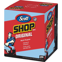 SCOTT Scott 75190 Disposable Original Shop Towel (12 In. W x 10 In. L) 200-Sheets