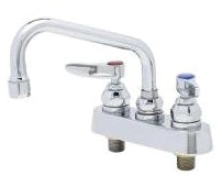 T&S BRASS T&S Brass B-1110 Workboard Faucet, Deck Mount, 4 Centers, 6 Swing Nozzle