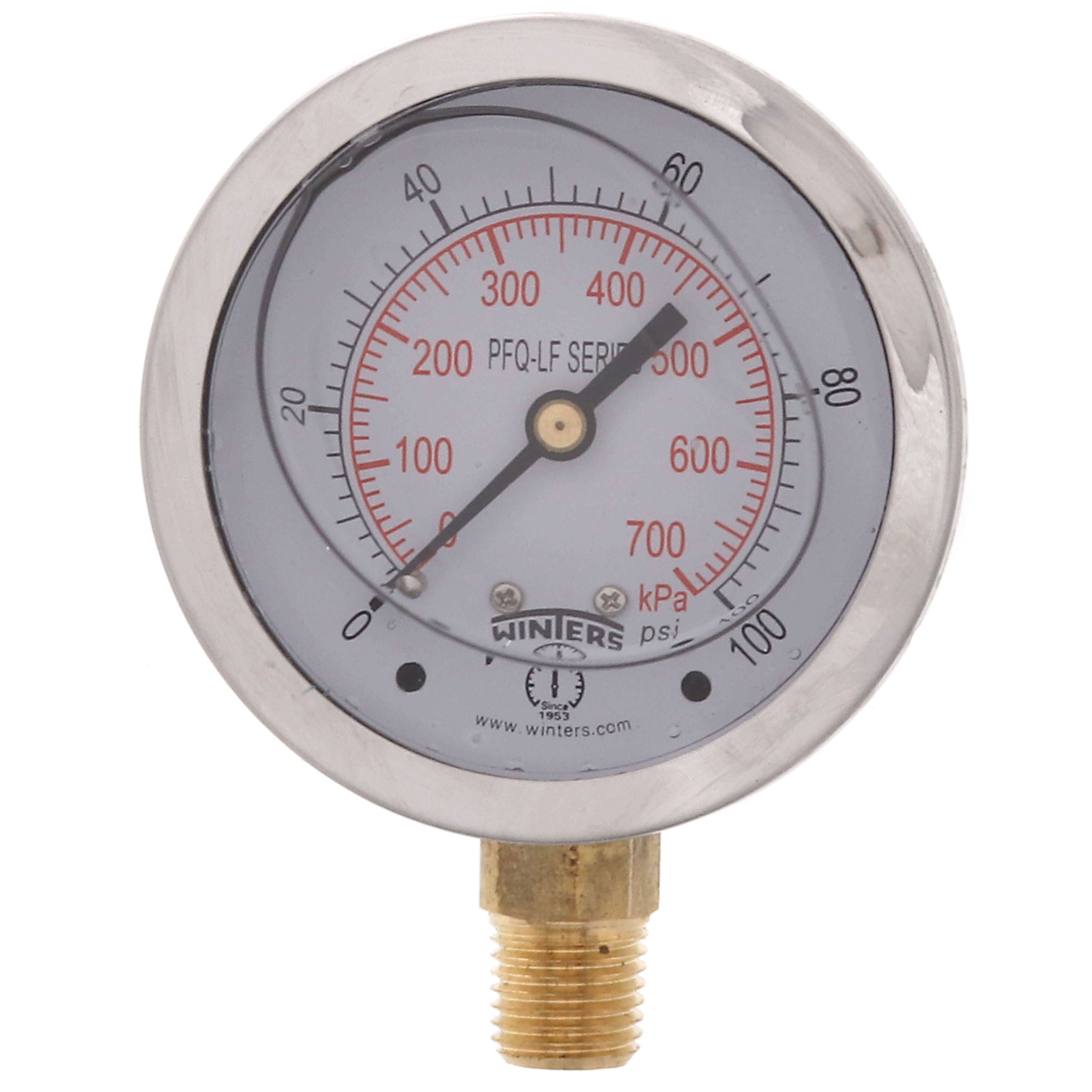 WINTERS INSTRUMENTS PFQ804LF PRESSURE GAUGES