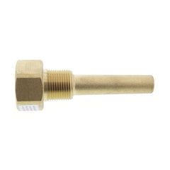 WINTERS INSTRUMENTS Winters Instruments TIW01 3/4 TIW Brass Industrial 9IT Thermowell w/ 2-1/2 Insertion Length