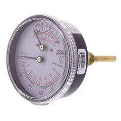 WINTERS INSTRUMENTS Winters Instruments TTD401 2.5 Tridicator with Extension Back Temperature and Pressure Gauge 0-75 PSI