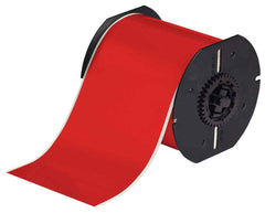 BRADY Brady B30C-4000-595-RD Vinyl Label B30 Thermal Transfer 4 in x 100 ft