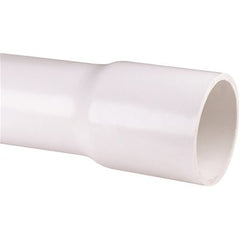 CHARLOTTE Charlotte PVC 9400B SCH 40 White PVC Bell End Pipe 4 in