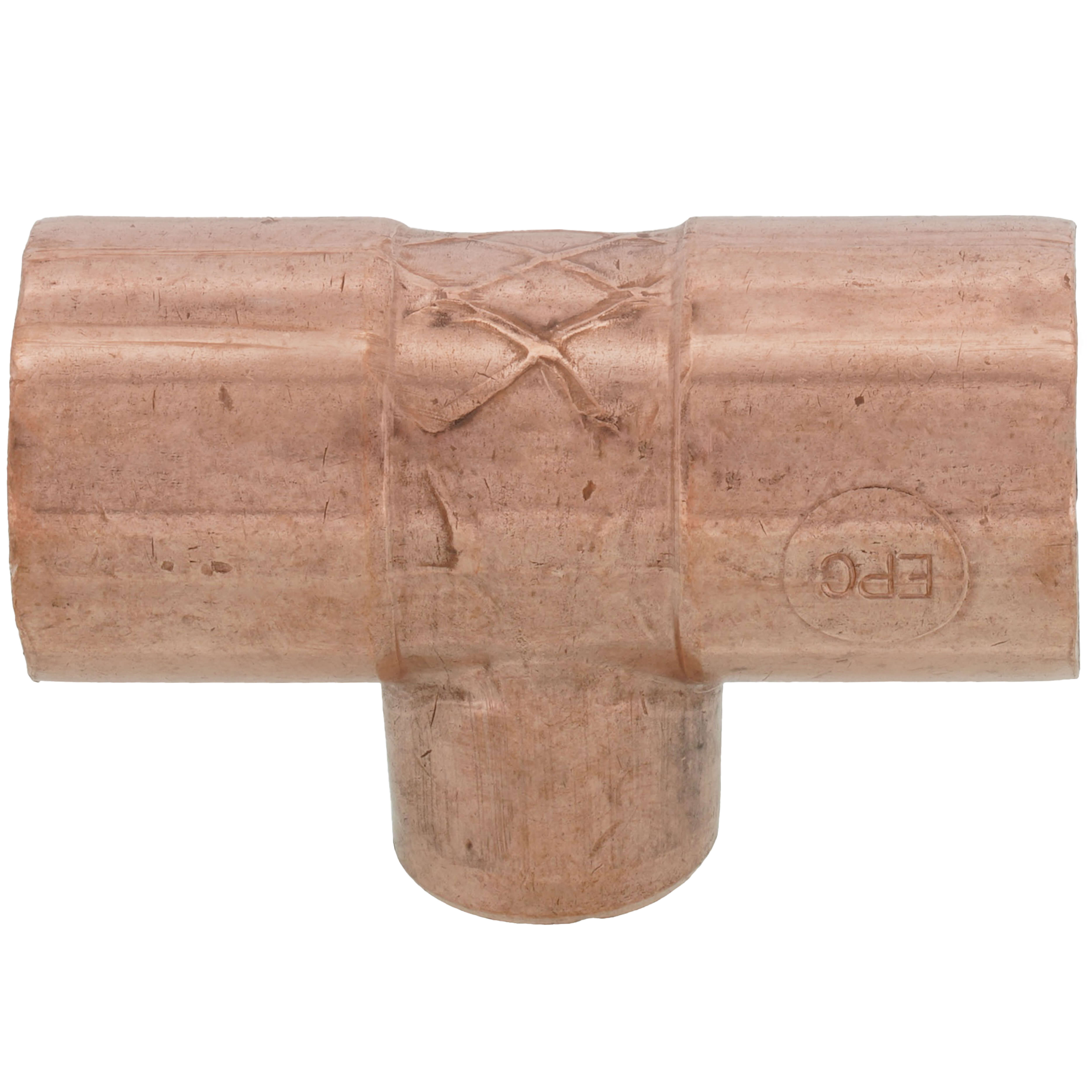 ELKHART Elkhart 32774 111 Series Wrot Copper Tee, C x C x C, 3/4 x 3/4 x 1/2