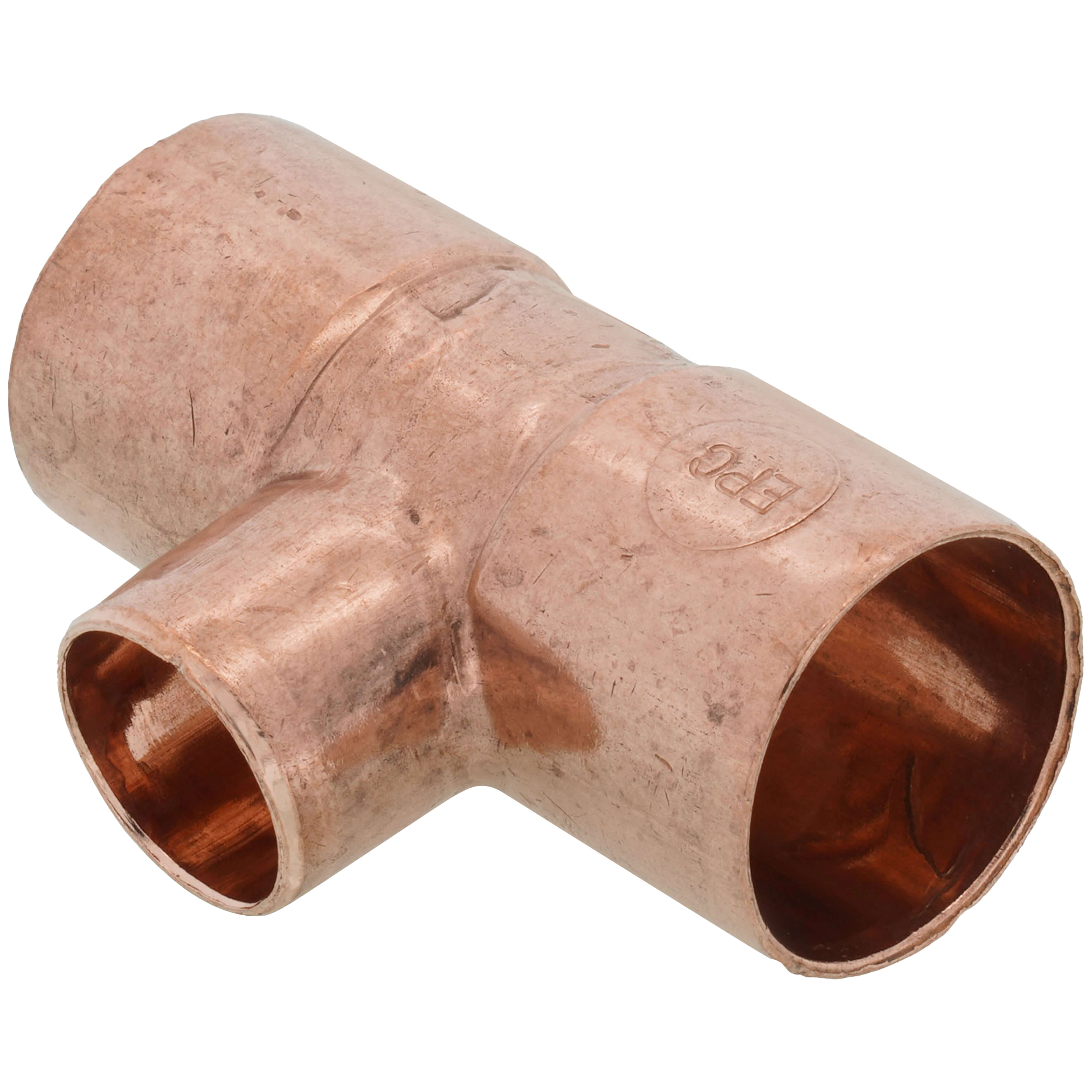 ELKHART Elkhart 32774 111 Series Wrot Copper Tee, C x C x C, 3/4 x 3/4 x 1/2