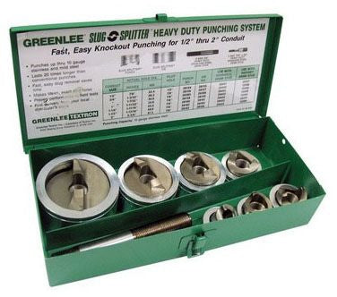 GREENLEE Greenlee 7307 Slug-Splitter Sc Knockout Punch Kit 1/2 to 2