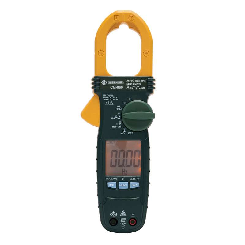 GREENLEE Greenlee CM-960 Clamp Meter 600 VAC/VDC 600 Amp