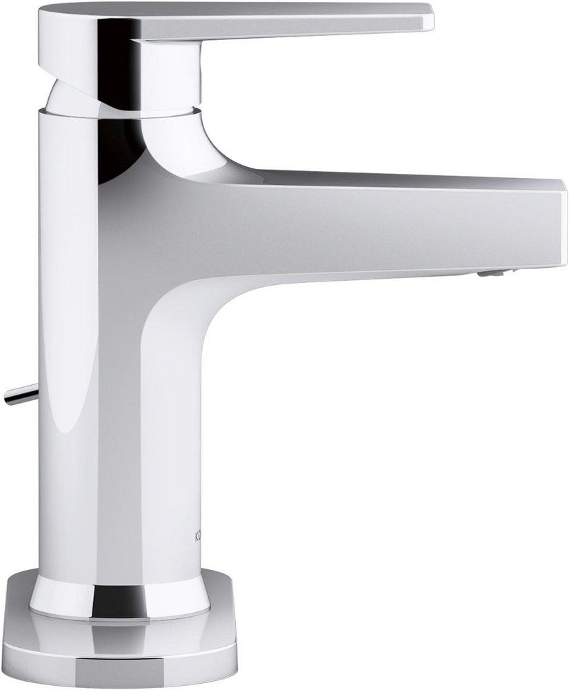 KOHLER Kohler 74021-4-CP Taut Single Handle Monoblock Bathroom Sink Faucet In Polished Chrome
