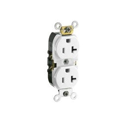 LEVITON Leviton CR020-W Duplex Receptacle 20 Amp 125 Volt