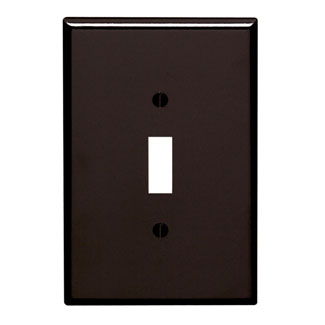 LEVITON Leviton 85101 Wall Plate Oversized 1 Gang Thermoset Replacement MPN