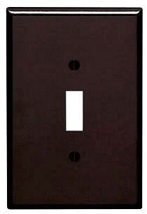 LEVITON Leviton 85101 Wall Plate Oversized 1 Gang Thermoset Replacement MPN