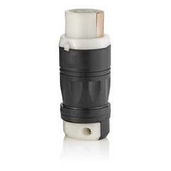 LEVITON Leviton 3762C EB Conn Lock 50 Amp 2 Pole 3 Wire Non NEMA Locking Connector