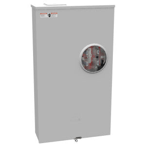 MILBANK Milbank U4257-X Meter Socket Ringless 320A 4-Jaw UG 1-Position Lever Bypass Large Closing Plate