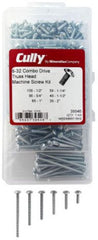 MINERALLAC Minerallac 39546 Machine Screw Kit, Steel, Truss Head, Phillips/Slotted Drive, 380 Pieces