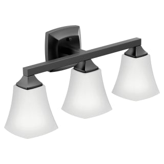 MOEN Moen YB5163BL Voss Matte Black Three Globe Bath Light