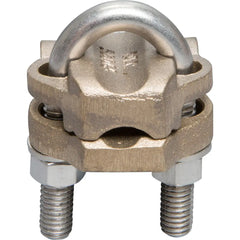 NSI NSI UC-105 Heavy Duty U-Bolt Ground Clamp, 5/8 to 3/4 in Rod, 2/0 AWG to 250 kcmil Conductor