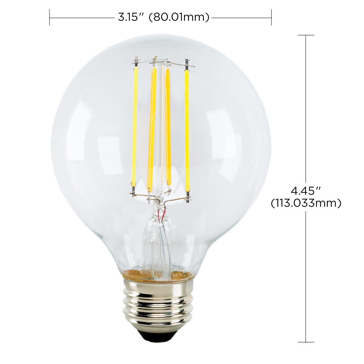 SATCO-NUVO Satco S11251 4.5 Watt G25 LED Tunable White Clear Starfish IOT 120 Volt 450 Lumens