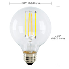 SATCO-NUVO Satco S11251 4.5 Watt G25 LED Tunable White Clear Starfish IOT 120 Volt 450 Lumens