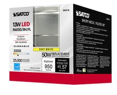 SATCO-NUVO Satco S9416 13 Watt PAR30 Short Neck LED 3000K 40 Beam Angle